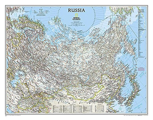 Russia Classic [Tubed] (National Geographic Reference Map) - Wide World Maps & MORE!