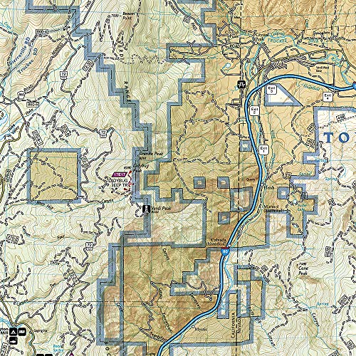 Tahoe National Forest East [Sierra Buttes, Donner Pass] (National Geographic Trails Illustrated Map, 805) - Wide World Maps & MORE!