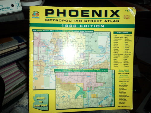 Phoenix metropolitan street atlas - Wide World Maps & MORE! - Book - Wide World Maps & MORE! - Wide World Maps & MORE!