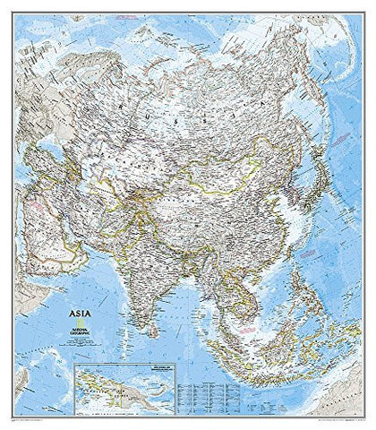 Asia Classic [Laminated] (National Geographic Reference Map) - Wide World Maps & MORE! - Book - National Geographic - Wide World Maps & MORE!