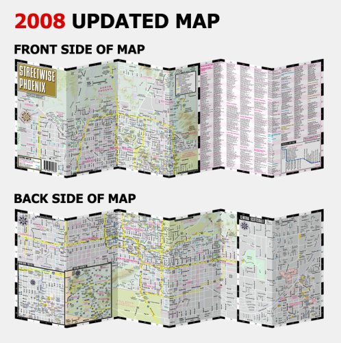 Streetwise Phoenix Map - Laminated City Center Street Map of Phoenix, Arizona - Folding pocket size travel map with Scottsdale trolley routes - Wide World Maps & MORE! - Book - Wide World Maps & MORE! - Wide World Maps & MORE!