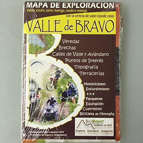 Valle de Bravo Mapa de Exploracion Outdoor/Recreation Map - Wide World Maps & MORE! - Book - Wide World Maps & MORE! - Wide World Maps & MORE!