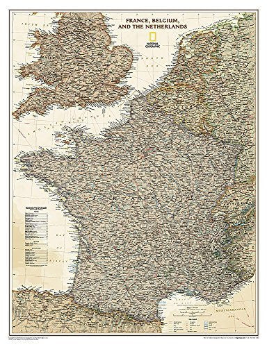 France, Belgium, and The Netherlands Executive [Tubed] (National Geographic Reference Map) - Wide World Maps & MORE! - Book - Wide World Maps & MORE! - Wide World Maps & MORE!