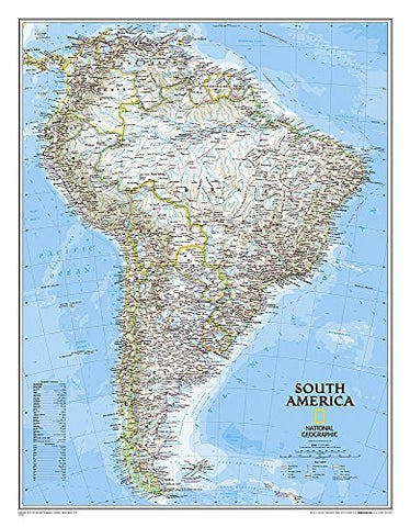 South America Classic [Laminated] (National Geographic Reference Map) - Wide World Maps & MORE! - Map - National Geographic Maps - Wide World Maps & MORE!