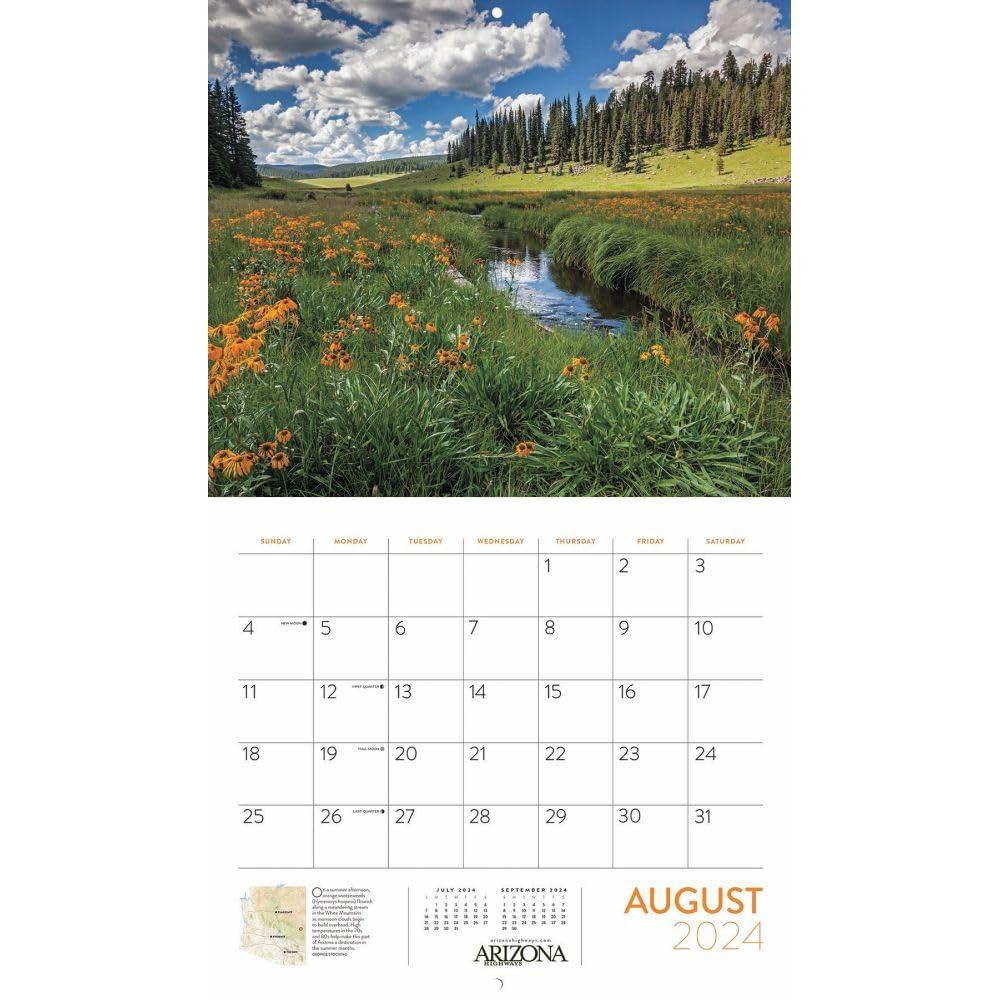 2024 Scenic Wall Calendar Wide World Maps & MORE!