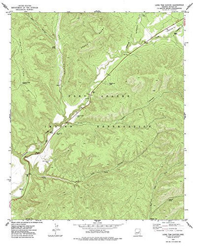 LONG TOM CANYON, Arizona 7.5' - Wide World Maps & MORE! - Map - Wide World Maps & MORE! - Wide World Maps & MORE!