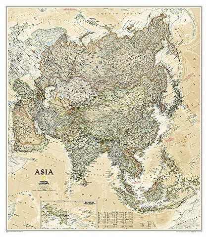 Asia Executive [Tubed] (National Geographic Reference Map) 34x38 - Wide World Maps & MORE! - Book - Wide World Maps & MORE! - Wide World Maps & MORE!