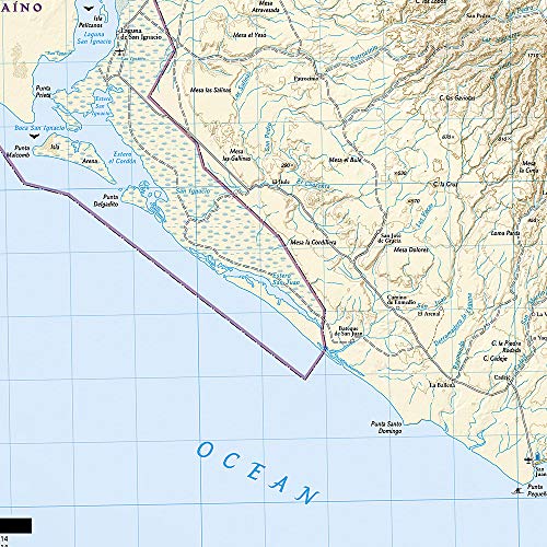 Baja South: Baja California Sur [Mexico] (National Geographic Adventure Map, 3104) - Wide World Maps & MORE!