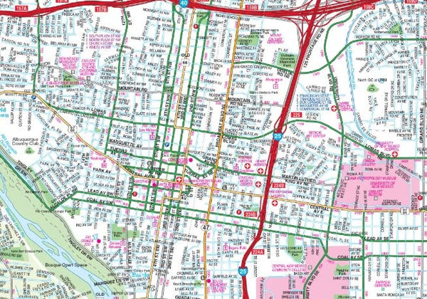 City Street Map Albuquerque - Wide World Maps & MORE!