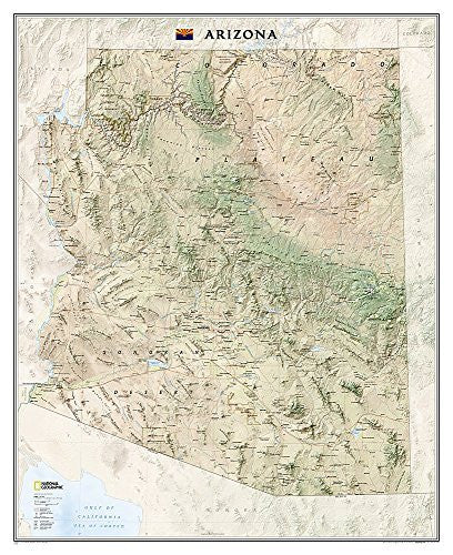 Arizona [Tubed] (National Geographic Reference Map) - Wide World Maps & MORE! - Book - Wide World Maps & MORE! - Wide World Maps & MORE!