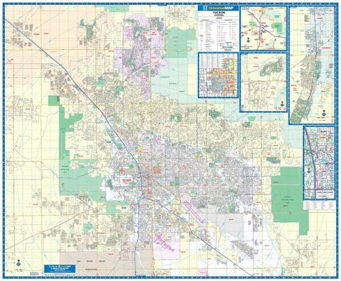 2010 Tucson, AZ (City Wall Maps) - Wide World Maps & MORE! - Book - Wide World Maps & MORE! - Wide World Maps & MORE!