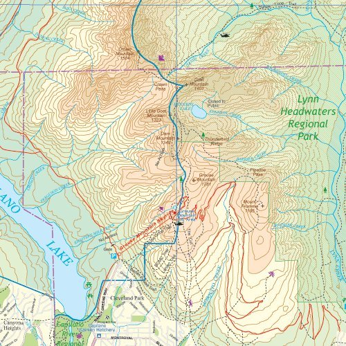 Vancouver Northshore Travel Map [Map] ITMB Canada - Wide World Maps & MORE!