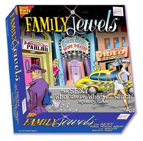 California Exotic Novelties Family Jewels Adult Party Game - Wide World Maps & MORE! - Health and Beauty - Busuna - Wide World Maps & MORE!