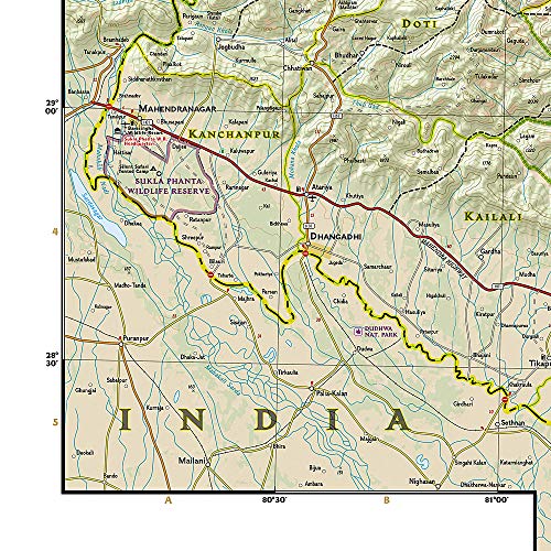 Nepal (National Geographic Adventure Map, 3000) - Wide World Maps & MORE!