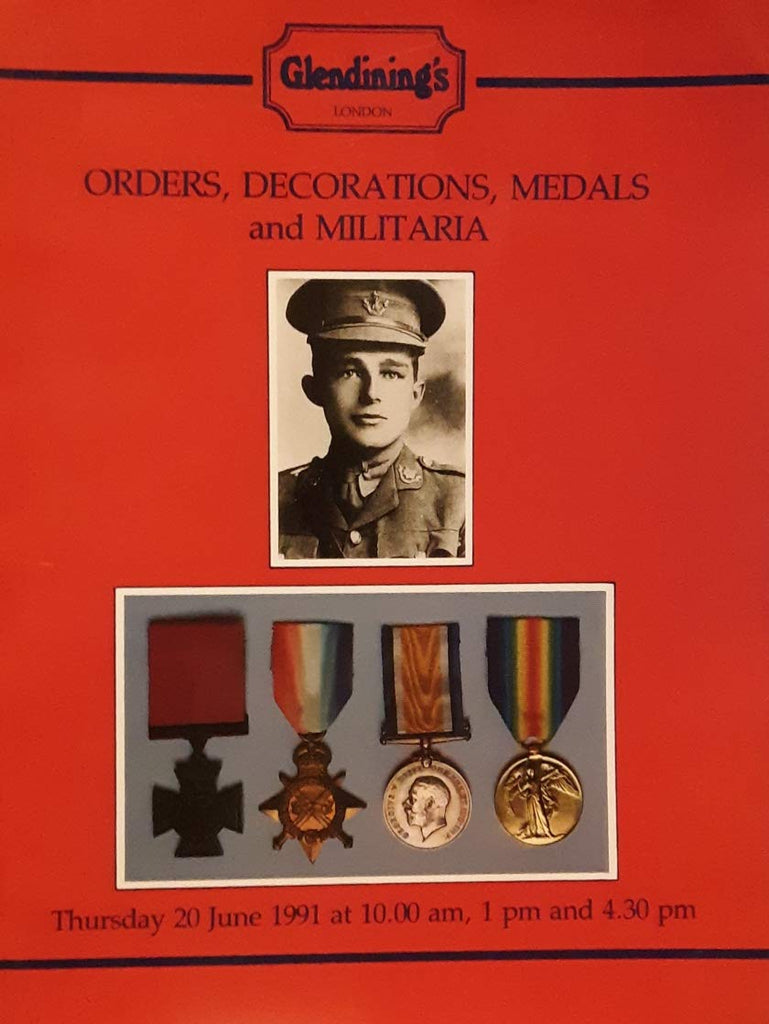 Glendining's Orders, Decorations, Medals and Militaria June 1991 - Wide World Maps & MORE! - Book - Wide World Maps & MORE! - Wide World Maps & MORE!