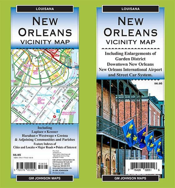 New Orleans Vicinity Map - Wide World Maps & MORE!
