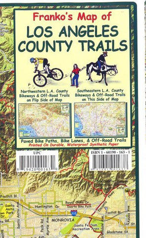 Franko's Map of Los Angeles County Trails - Wide World Maps & MORE! - Book - Wide World Maps & MORE! - Wide World Maps & MORE!