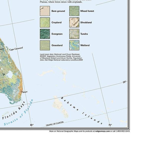 National Geographic: United States Physical Wall Map - Laminated (38.25 × 25.25 inches) (National Geographic Reference Map) - Wide World Maps & MORE!