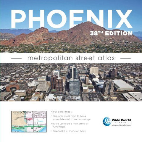 Phoenix Metropolitan Street Atlas - Wide World Maps & MORE! - Book - Wide World Maps & MORE! - Wide World Maps & MORE!
