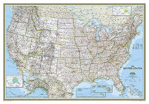 United States Classic [Tubed] (National Geographic Reference Map) - Wide World Maps & MORE! - Map - National Geographic Maps - Wide World Maps & MORE!