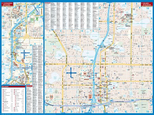 Laminated Orlando Map by Borch (English, Spanish, French, Italian and German Edition) - Wide World Maps & MORE! - Book - Borch - Wide World Maps & MORE!