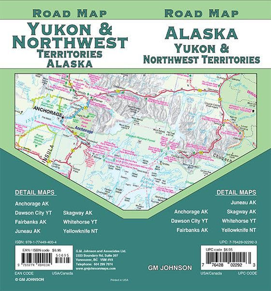 Road Map Alaska, Yukon, & Northwest Territories - Wide World Maps & MORE!