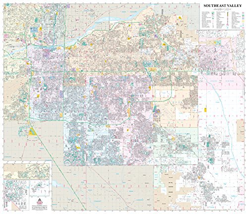 Southeast Valley Section Paper, Non-Laminated - Wide World Maps & MORE! - Map - Wide World Maps & MORE! - Wide World Maps & MORE!