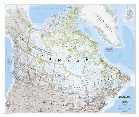 Canada Wall Map (laminated) (Reference - Countries & Regions) - Wide World Maps & MORE! - Book - National Geographic - Wide World Maps & MORE!