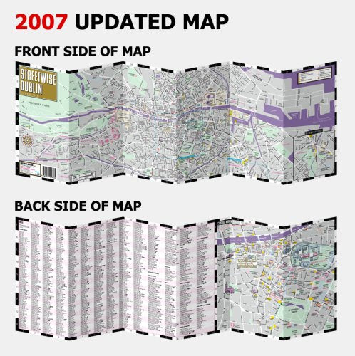 Streetwise Dublin Laminated City Street Map Streetwise Maps - Wide World Maps & MORE!