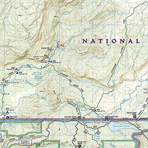 Old Faithful: Yellowstone National Park SW (Trails Illustrated Map, 302 ...