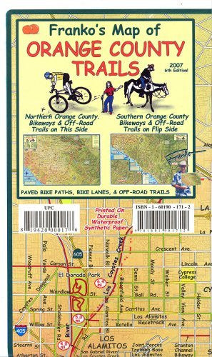 Franko's Map of Orange County Trails - Wide World Maps & MORE! - Book - FrankosMaps - Wide World Maps & MORE!