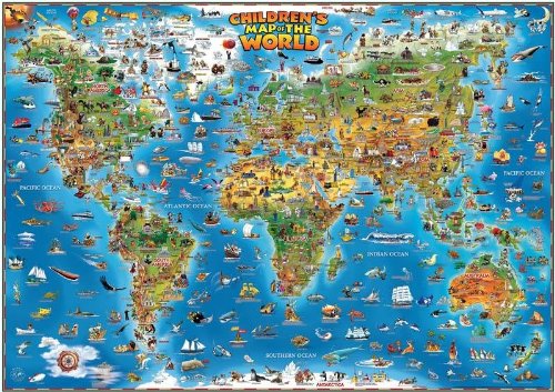 KIDS UNITED STATES WALL MAP - THE TOY STORE