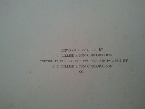 Collier's World Atlas and Gazetteer 1945 Hardcover Vintage Map Book Wwii Era [Unknown Binding] unknown author - Wide World Maps & MORE!