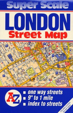 Super Scale Map of London - Wide World Maps & MORE! - Book - Wide World Maps & MORE! - Wide World Maps & MORE!