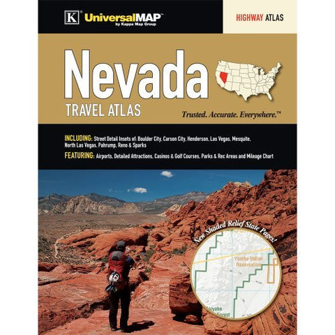 Nevada State Travel Atlas - Wide World Maps & MORE! - Book - Wide World Maps & MORE! - Wide World Maps & MORE!
