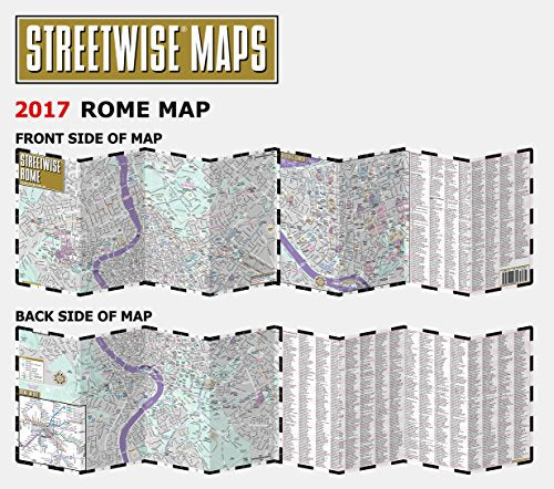 Streetwise Rome Map - Laminated City Center Street Map of Rome, Italy (Michelin Streetwise Maps) - Wide World Maps & MORE!