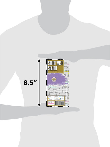 Streetwise Seattle Map - Laminated City Center Street Map of Seattle, Washington - Folding pocket size travel map with monorail & streetcar lines - Wide World Maps & MORE! - Book - StreetWise - Wide World Maps & MORE!