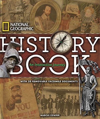 National Geographic History Book: An Interactive Journey - Wide World Maps & MORE! - Book - National Geographic Books - Wide World Maps & MORE!