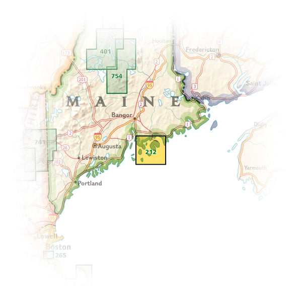 Acadia National Park (National Geographic Trails Illustrated Map, 212) - Wide World Maps & MORE!