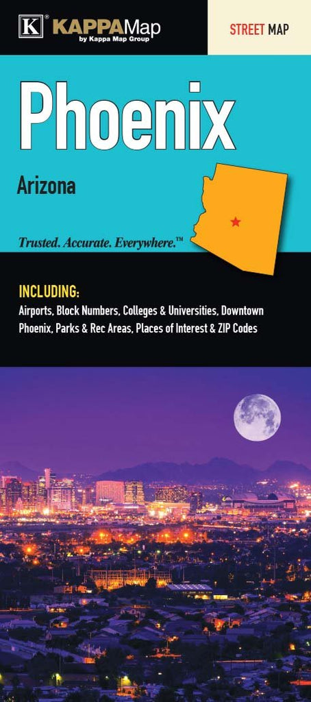 Phoenix, AZ Fold Map - Wide World Maps & MORE! - Book - Universal Map - Wide World Maps & MORE!