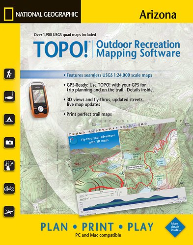 TOPO! National Geographic USGS Topographic Maps (Arizona) - Wide World Maps & MORE!