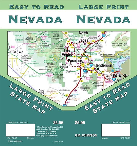 Easy to print Las Vegas maps