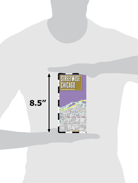 Streetwise Chicago Map - Laminated City Center Street Map of Chicago, Illinois - Folding pocket size travel map with CTA, Metra map  (Streetwise Maps) - Wide World Maps & MORE! - Book - Brand: Streetwise Maps - Wide World Maps & MORE!