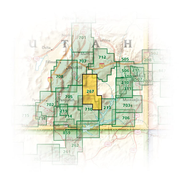 Capitol Reef National Park (National Geographic Trails Illustrated Map, 267) - Wide World Maps & MORE!