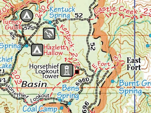 Arizona Hunt Unit 20B Hunting / Recreation Map - Wide World Maps & MORE!