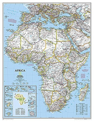 Africa Classic [Enlarged and Laminated] (National Geographic Reference Map) 36x46 - Wide World Maps & MORE! - Book - Wide World Maps & MORE! - Wide World Maps & MORE!