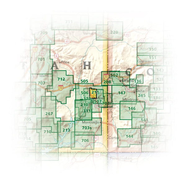 Arches National Park (National Geographic Trails Illustrated Map, 211) - Wide World Maps & MORE!