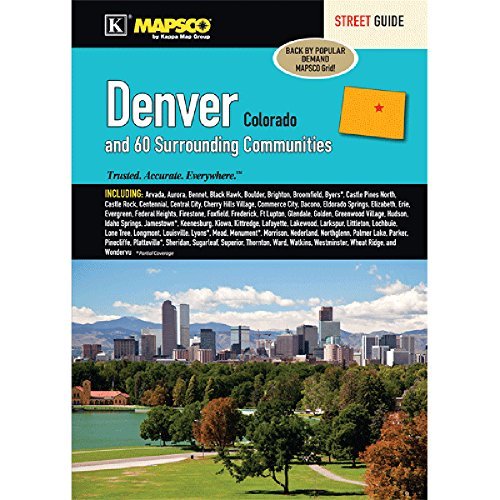 Denver, CO Regional Street Guide - Wide World Maps & MORE! - Book - Wide World Maps & MORE! - Wide World Maps & MORE!