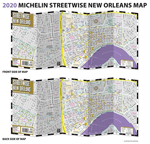 Streetwise New Orleans Map - Laminated City Center Street Map of New Orleans, Louisiana (Michelin Streetwise Maps) - Wide World Maps & MORE!