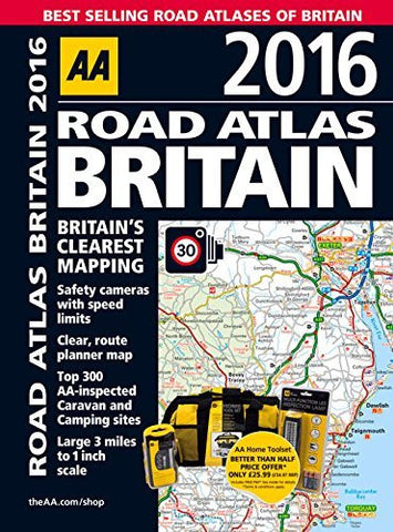 Road Atlas Britain 2016 (Aa Road Atlas) - Wide World Maps & MORE! - Book - Wide World Maps & MORE! - Wide World Maps & MORE!